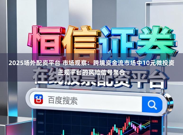 2025场外配资平台 市场观察：跨境资金流市场中10元微投资正规平台的风险信号聚合