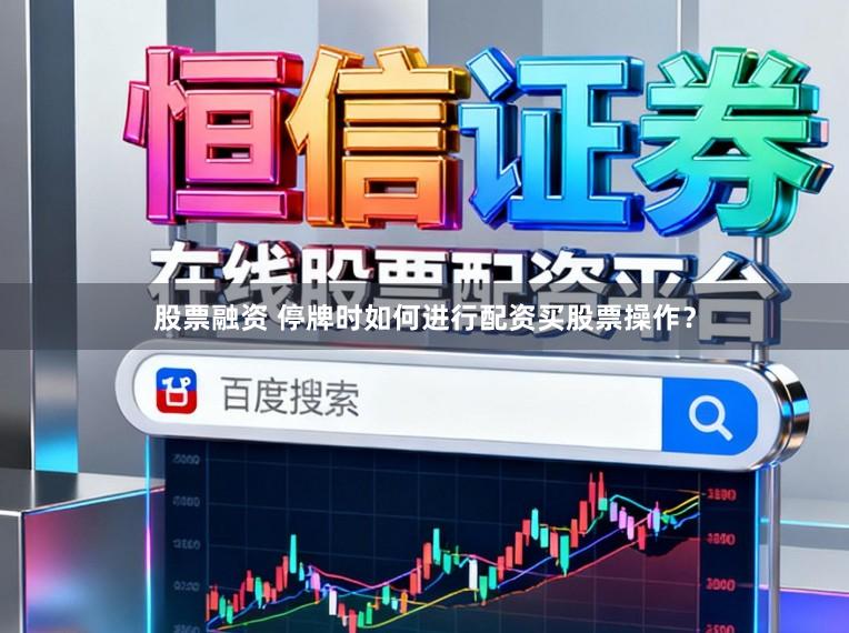 股票融资 停牌时如何进行配资买股票操作？
